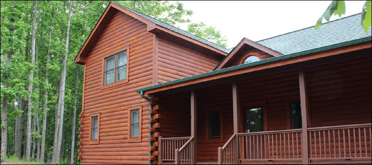 Log Home Staining in Gainestown, Alabama