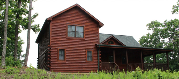 Professional Log Home Borate Application  Clarke County, Alabama